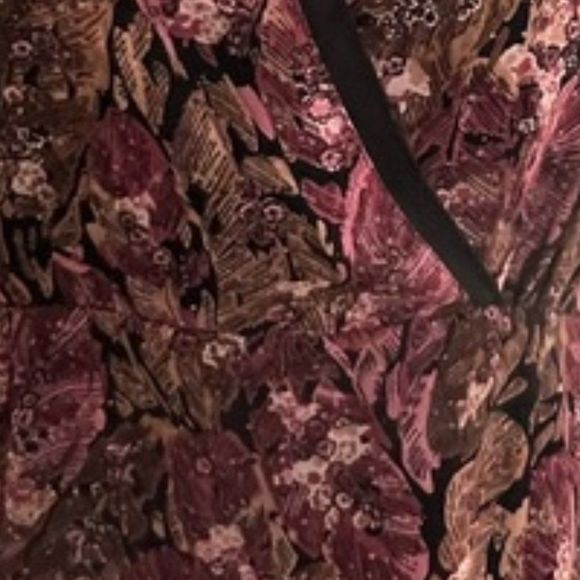 Style & Co. Maxi Dress with V Neck in Lightweight Fabric Moves with Breeze SZ 10 - Picture 6 of 11